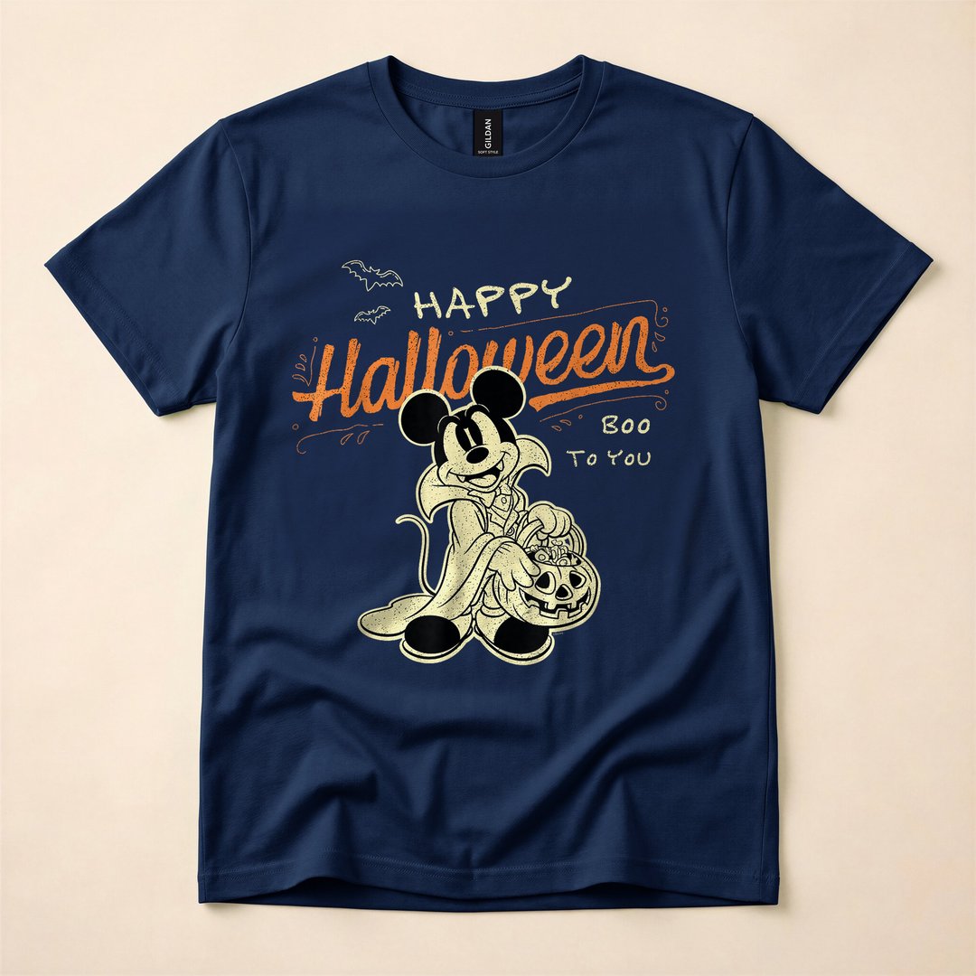 Mickey Mouse Vampire Boo to You Halloween T-Shirt - photo 2
