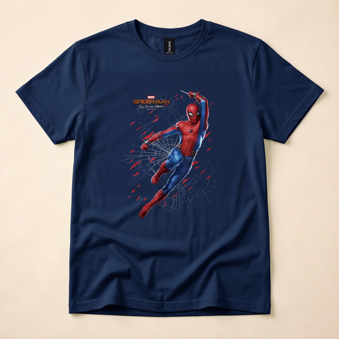 Spider-Man Far From Home Shattered Portrait T-Shirt - photo 2