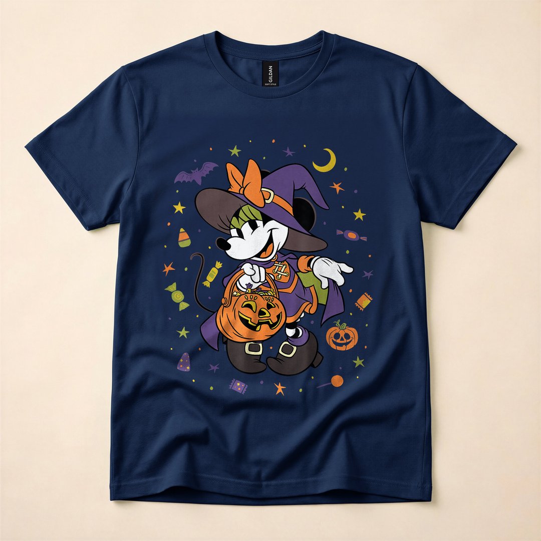 Minnie Mouse Witch Trick-or-Treat Icons T-Shirt - photo 2