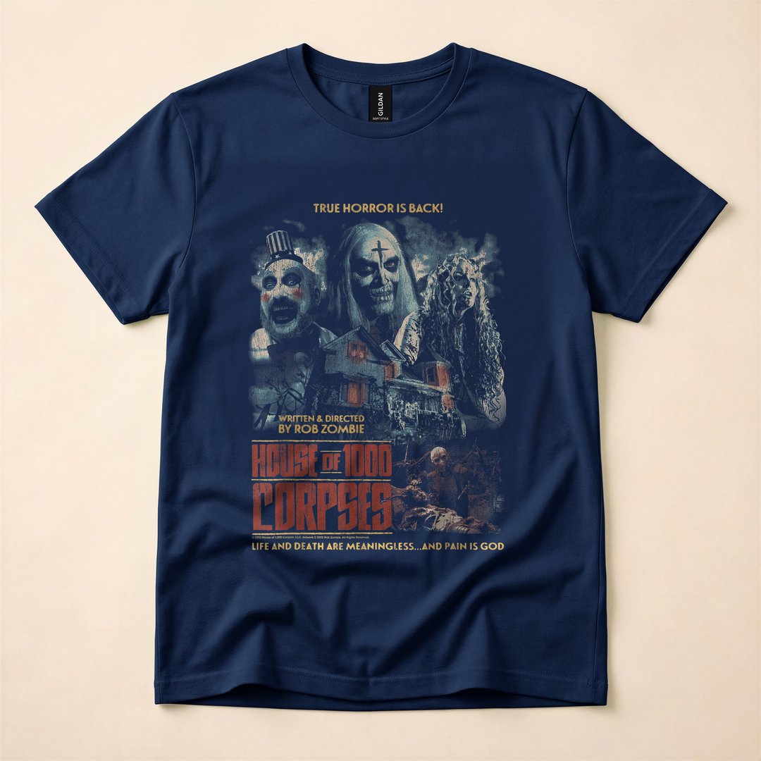 Rob Zombie Horror Movie Collage Poster T-Shirt - photo 2