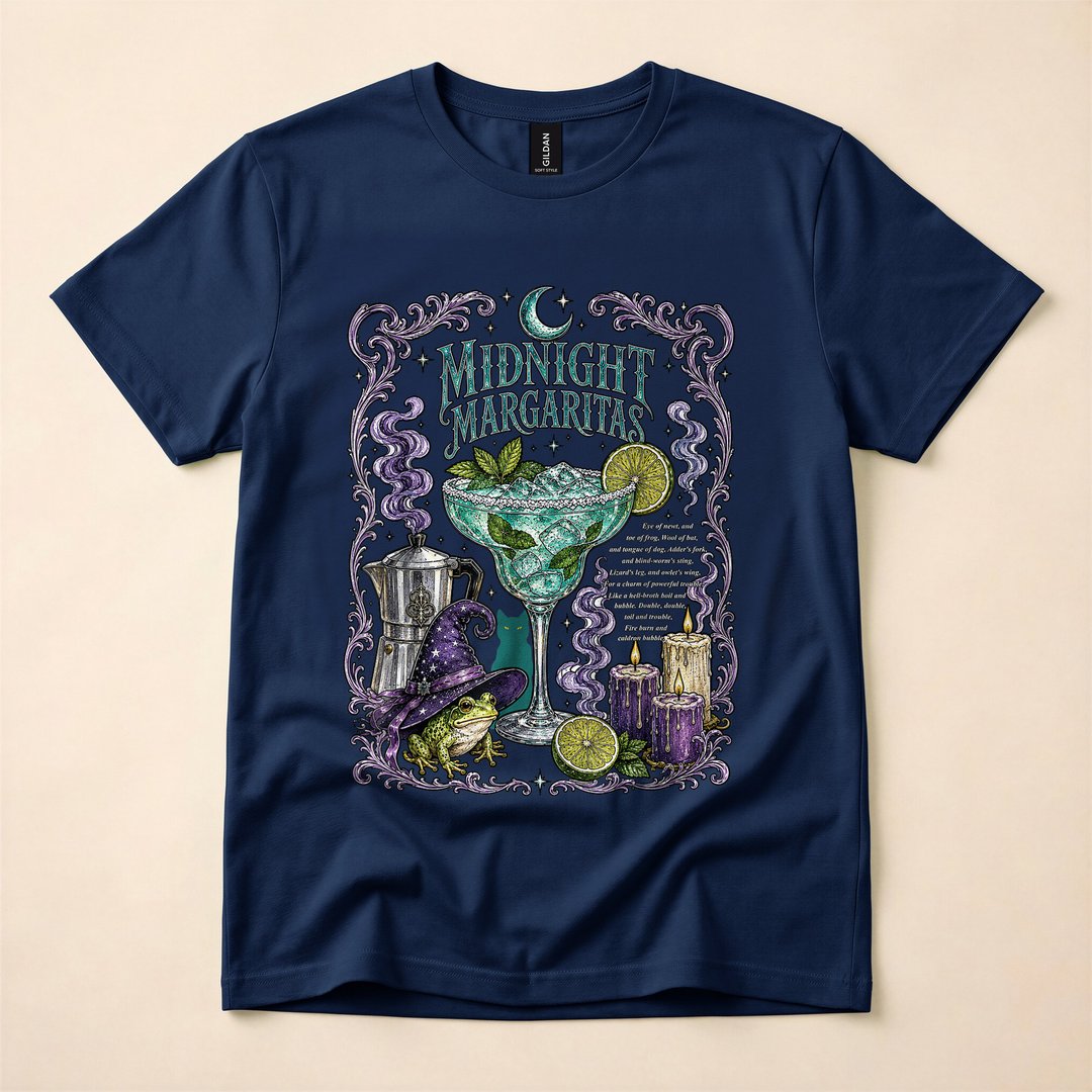 Midnight Margaritas Witch Cocktail Night T-Shirt - photo 2
