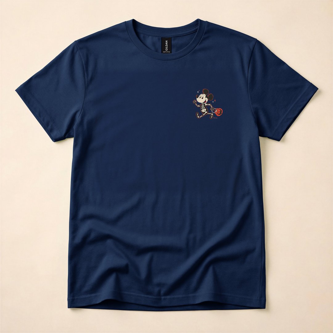 Mickey Mouse Skeleton Trick or Treat Halloween T-Shirt - photo 2