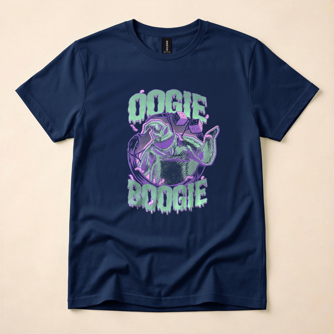 Oogie Boogie Portrait Nightmare Before Christmas Halloween T-Shirt - photo 2