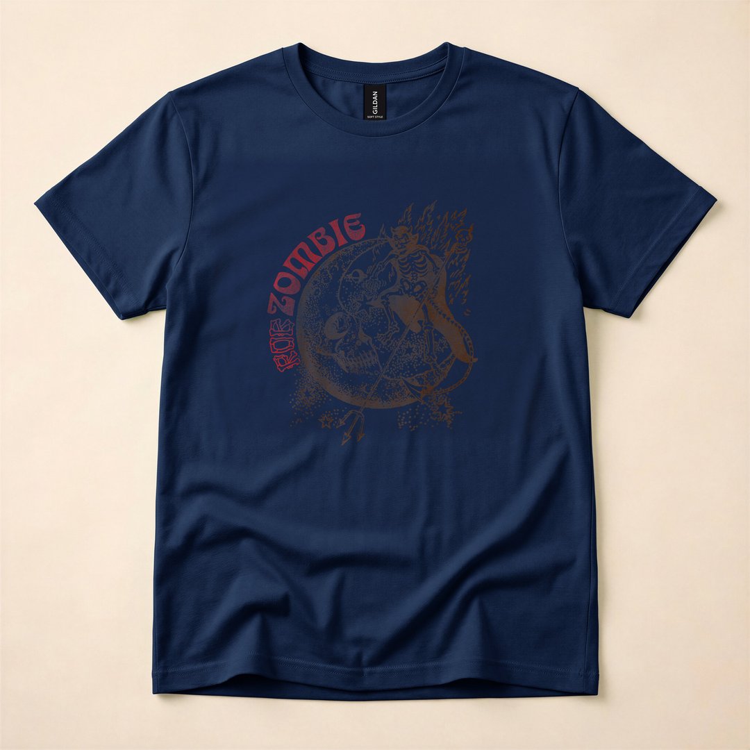 Rob Zombie Moon and the Devil Horror T-Shirt - photo 2