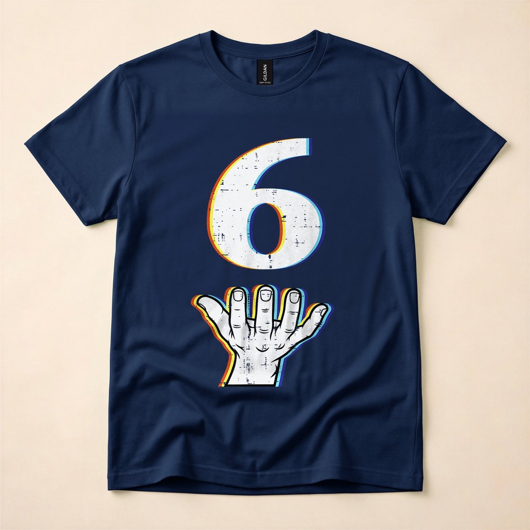 Matching Number 6 and 67 Meme Halloween Costume T-Shirt - photo 2