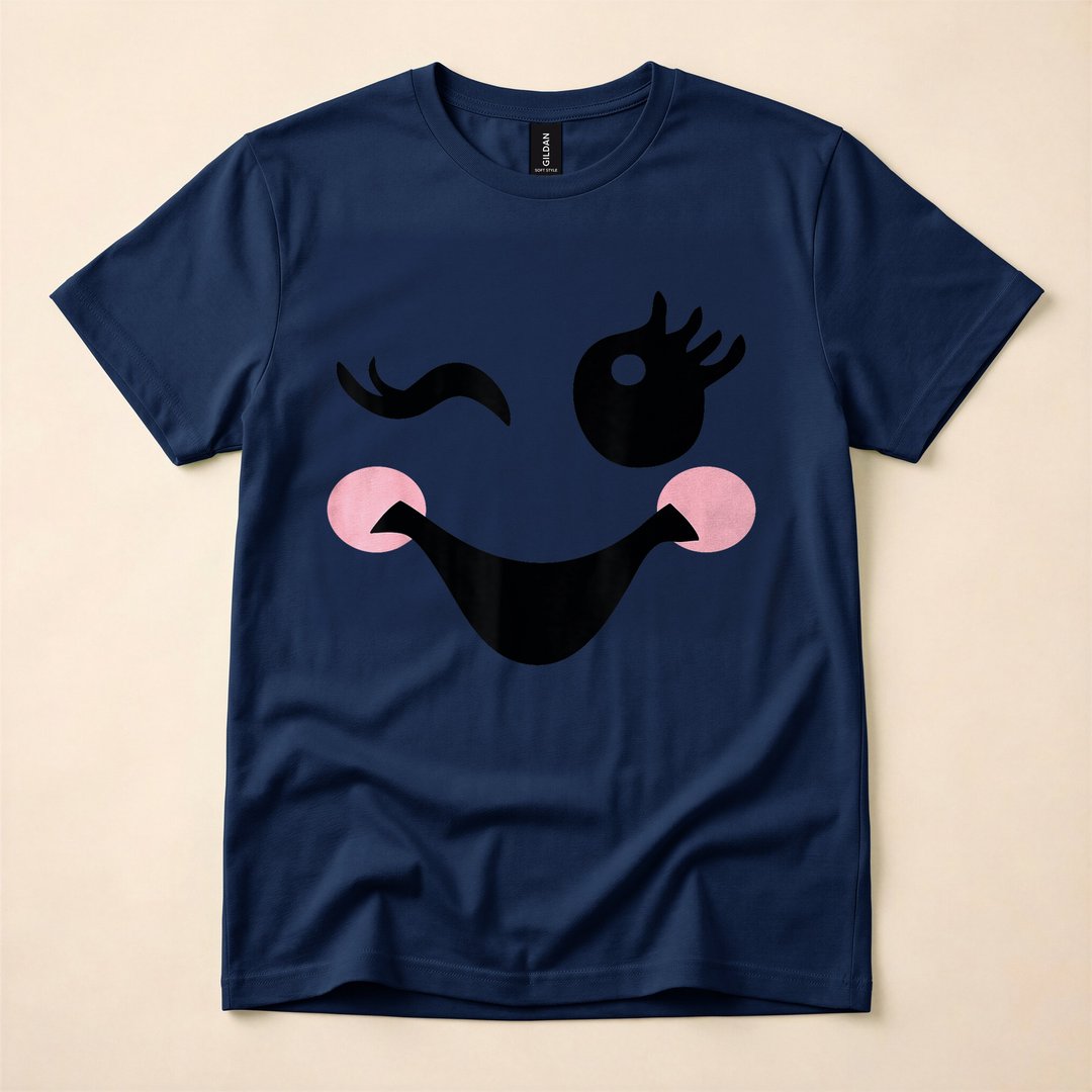 Cute Boo Face Ghost Halloween Costume T-Shirt - photo 2
