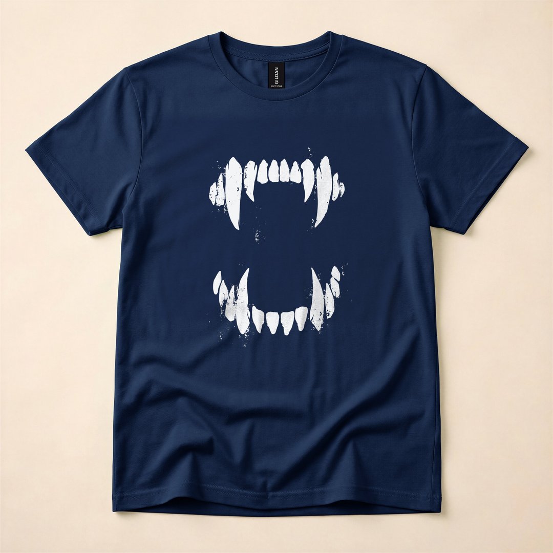 Horror Werewolf Vampire Monster Halloween Costume T-Shirt - photo 2