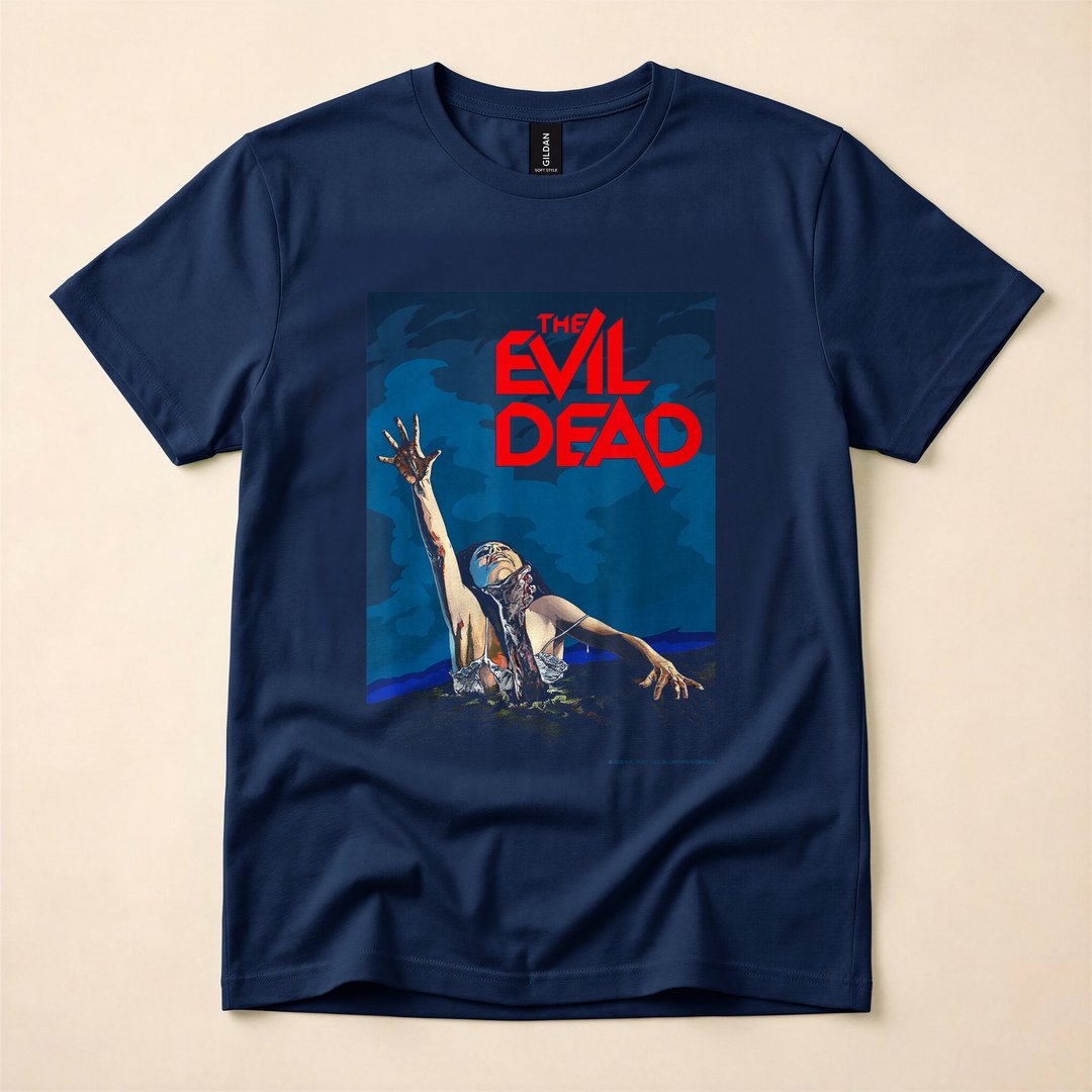Evil Dead 1981 Vintage Horror Movie Poster Halloween T-Shirt - photo 2