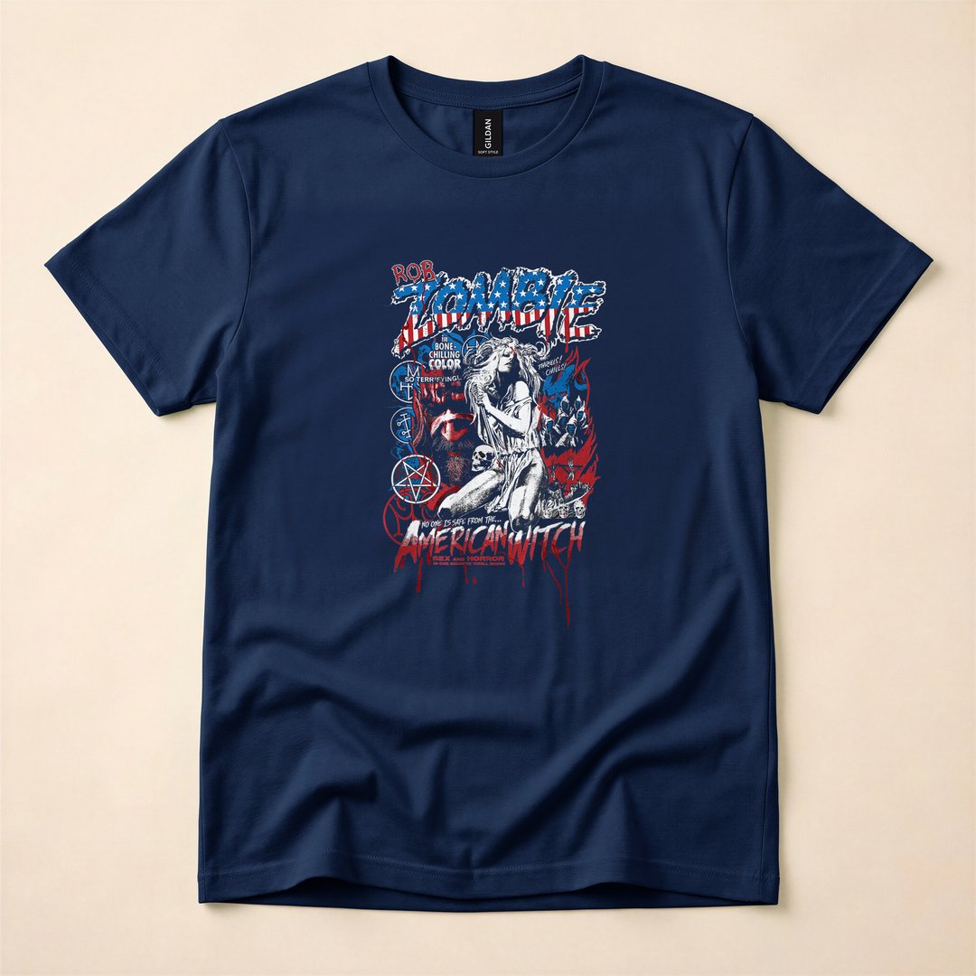 Rob Zombie American Witch Horror Rock T-Shirt - photo 2