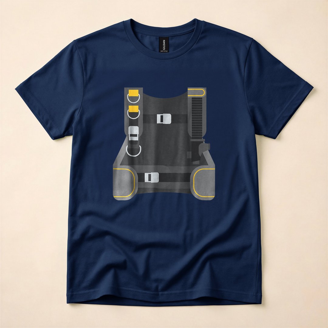 Scuba Diver Last Minute Halloween Costume T-Shirt - photo 2