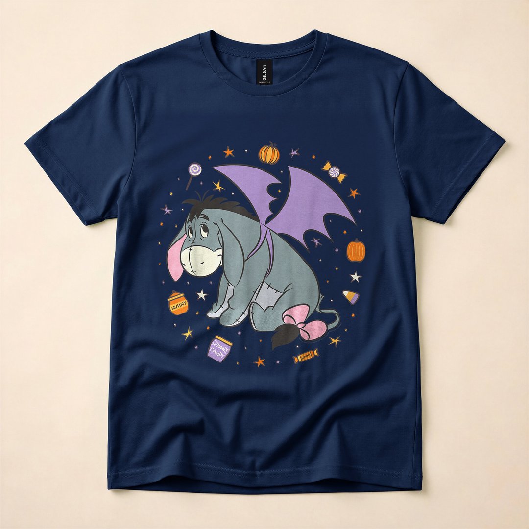 Winnie the Pooh Eeyore Halloween Trick-or-Treat T-Shirt - photo 2