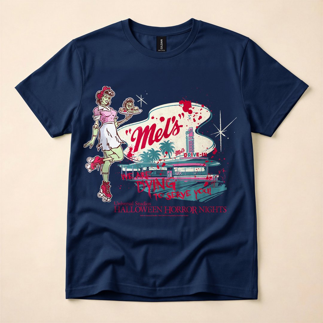 Mel's Drive-In Zombie Carhop Halloween T-Shirt - photo 2