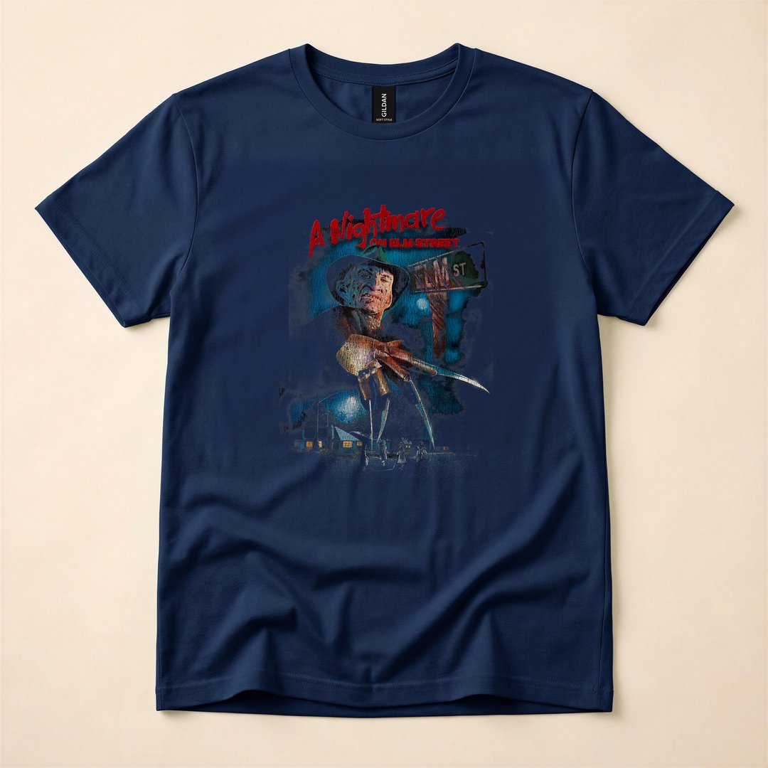 A Nightmare on Elm Street Freddy Krueger Poster Fade T-Shirt - photo 2