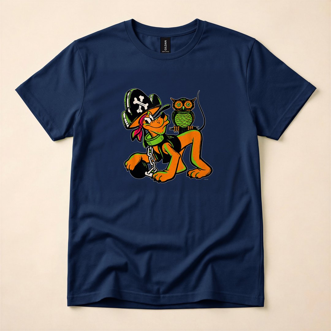 Disney Pluto Pirate Captain Costume Halloween T-Shirt - photo 2