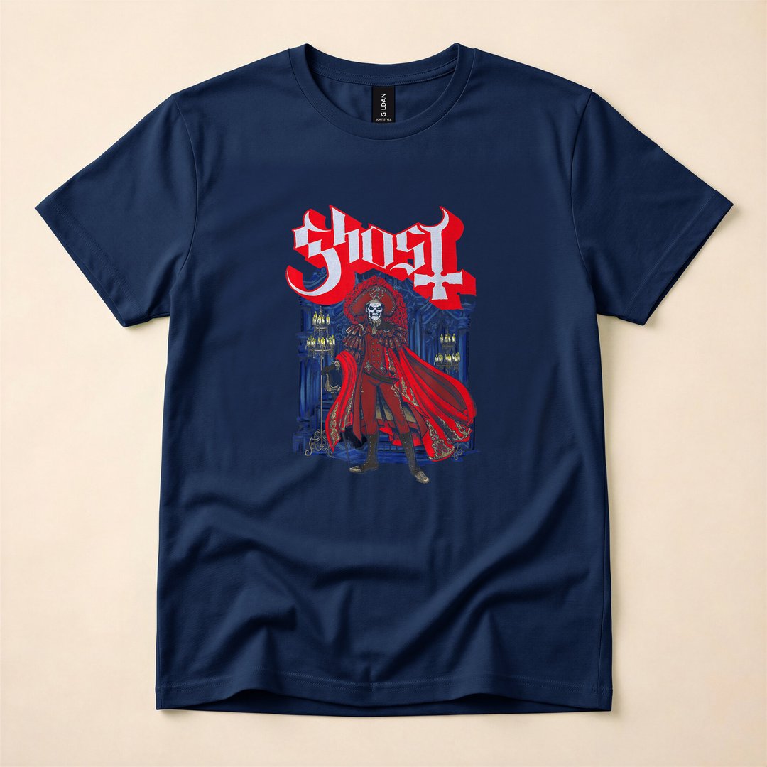 Ghost Red Death Occult Horror Band T-Shirt - photo 2