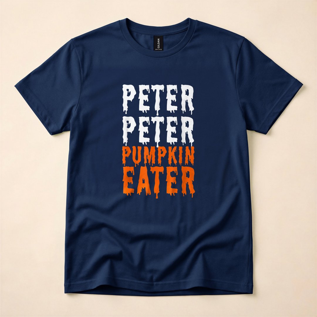 Peter Pumpkin Eater Halloween Couples Costume T-Shirt - photo 2