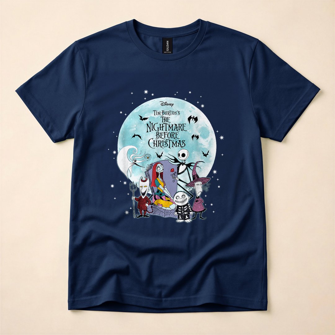 Jack Skellington and Friends Nightmare Before Christmas T-Shirt - photo 2