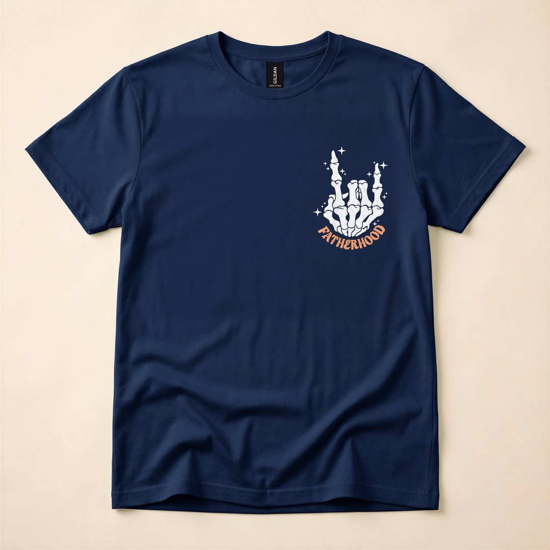 Surviving Fatherhood One Beer At A Time Skeleton T-Shirt - photo 2