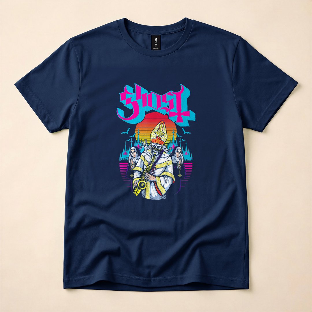 Ghost Miasma Vice Occult Horror Band T-Shirt - photo 2