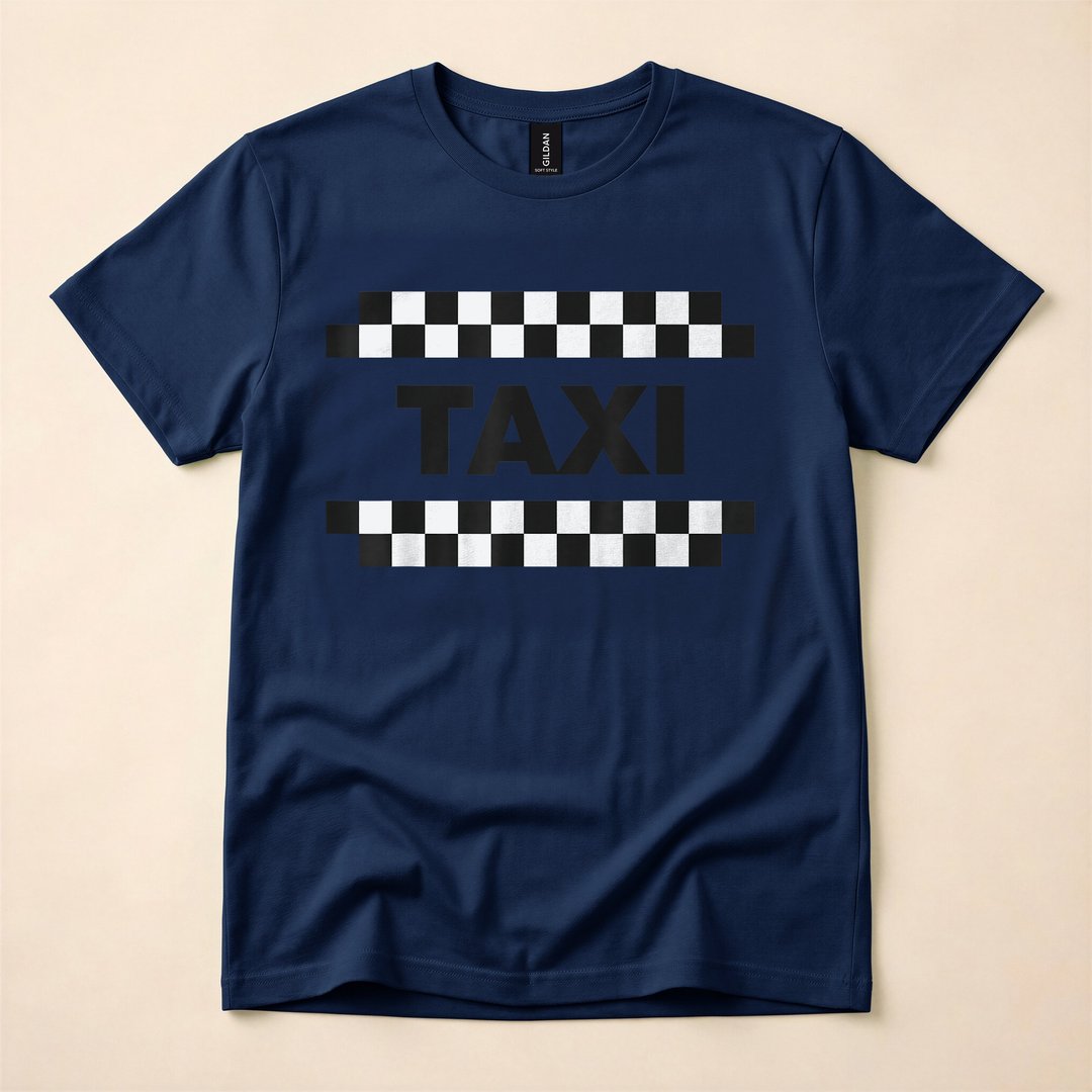 NYC Yellow Taxi Cab Funny Halloween Costume T-Shirt - photo 2