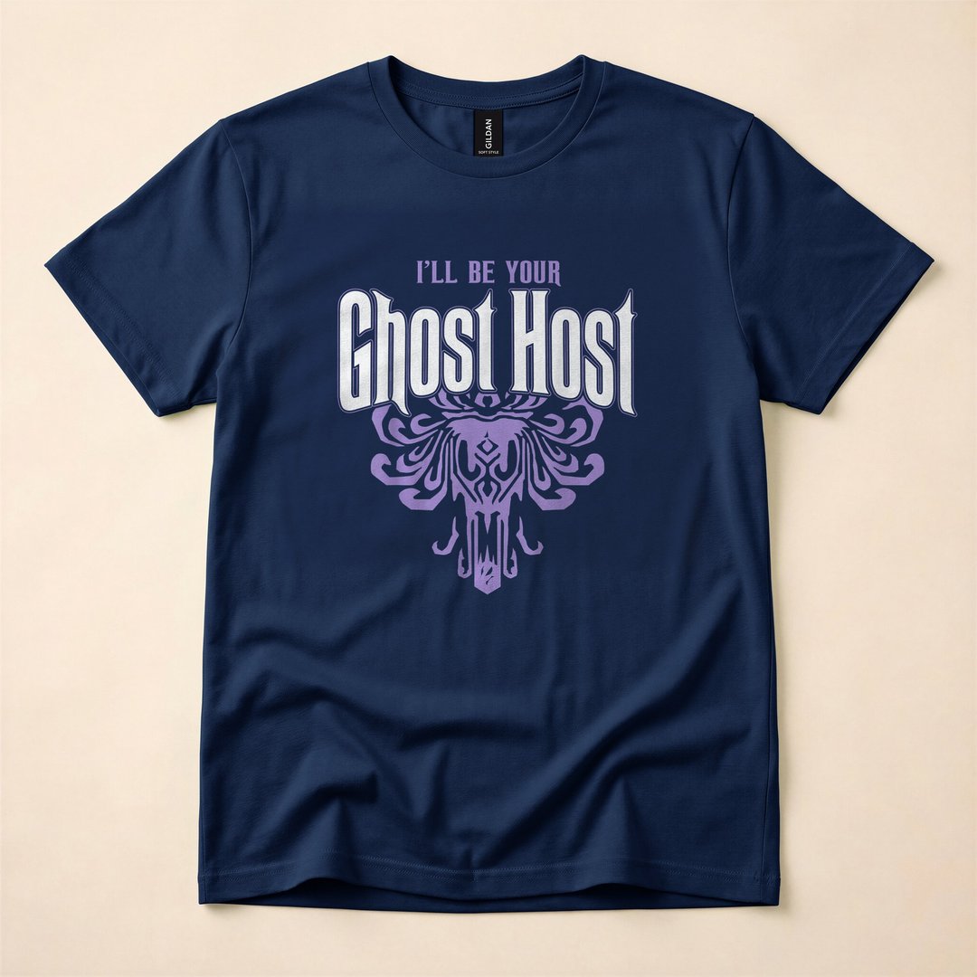 I'll Be Your Ghost Host Haunted Halloween Party T-Shirt - photo 2