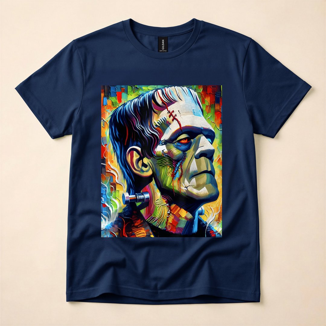 Frankenstein Monster and Bride Matching Couples Halloween T-Shirt - photo 2