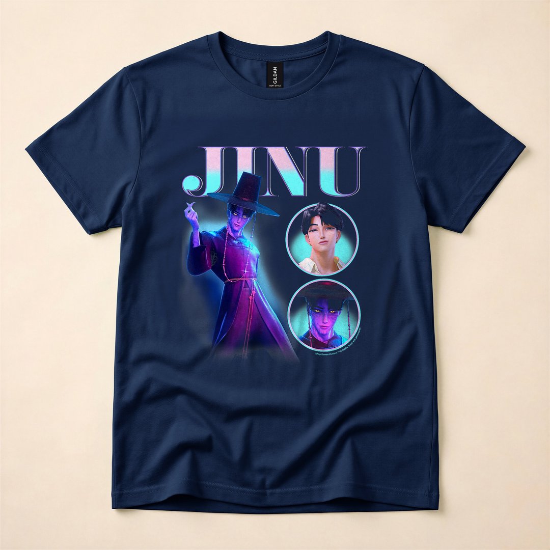 Jinu Saja Boys Y2K Halloween Showcase Poster T-Shirt - photo 2