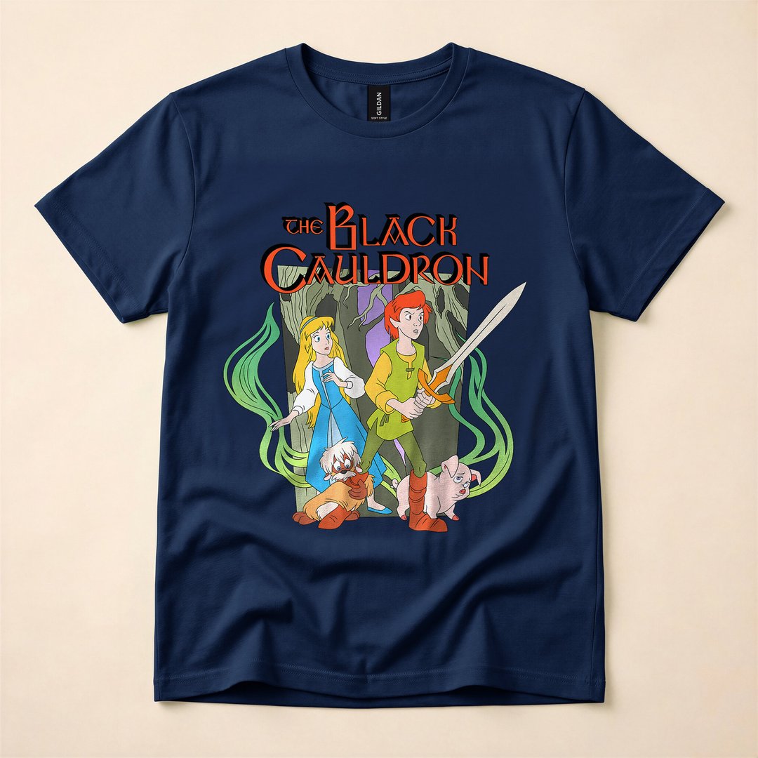 The Black Cauldron Taran and Eilonwy Dark Forest T-Shirt - photo 2