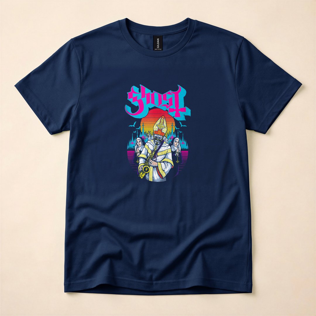 Ghost Miasma Vice Occult Horror Band T-Shirt - photo 2