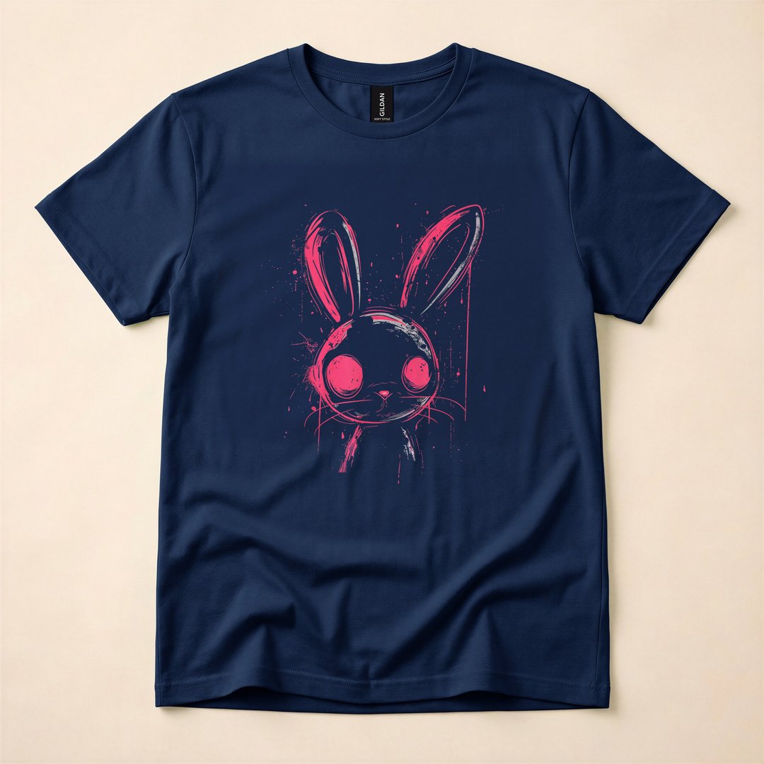 Pastel Goth Bunny Creepy Cute Grunge Halloween T-Shirt - photo 2