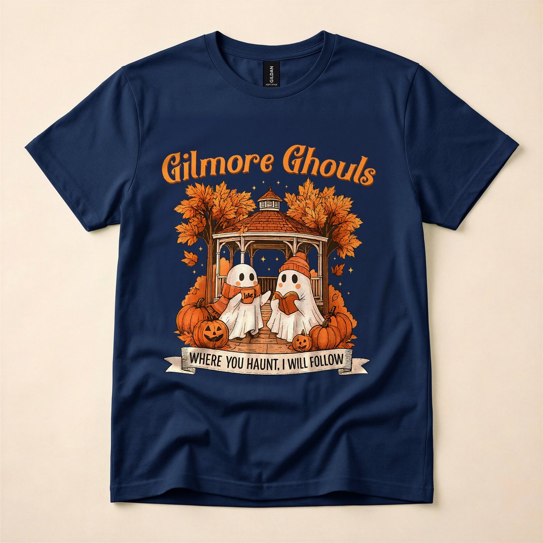Gilmore Ghouls Where You Haunt I Will Follow Halloween T-Shirt - photo 2