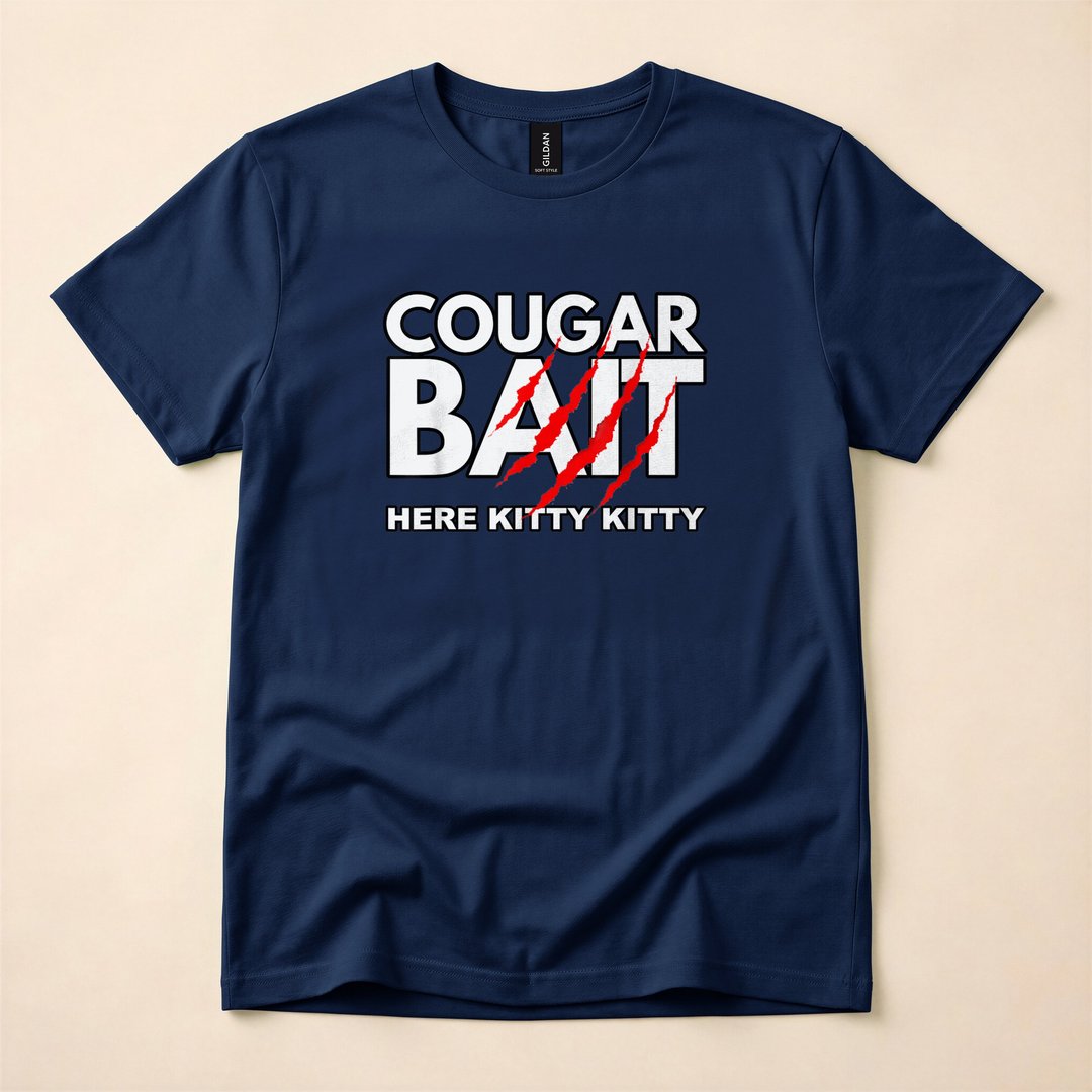 Cougar Bait Funny Halloween Costume T-Shirt - photo 2