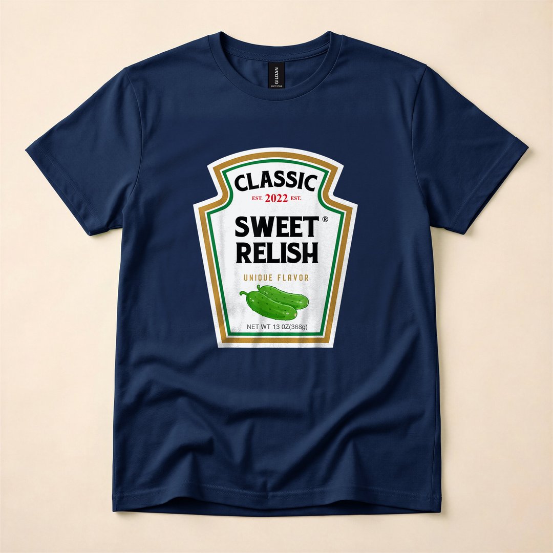 Sweet Relish Green Pickle DIY Halloween Costume T-Shirt - photo 2