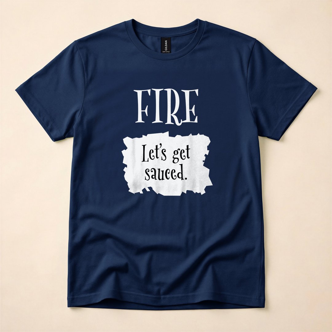 Fire Hot Sauce Packet Funny Halloween Costume T-Shirt - photo 2