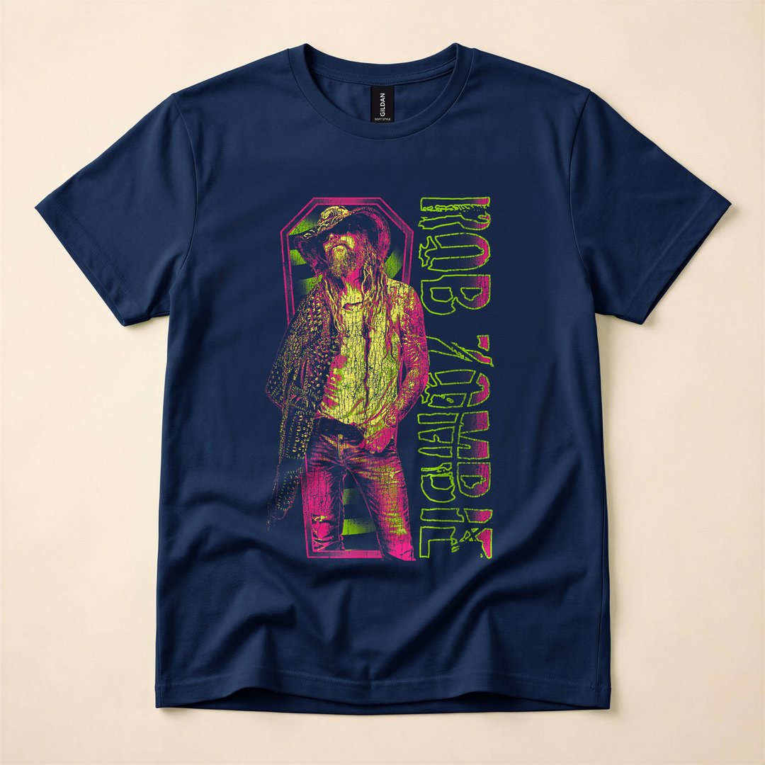Rob Zombie Coffin Crackle Horror T-Shirt - photo 2