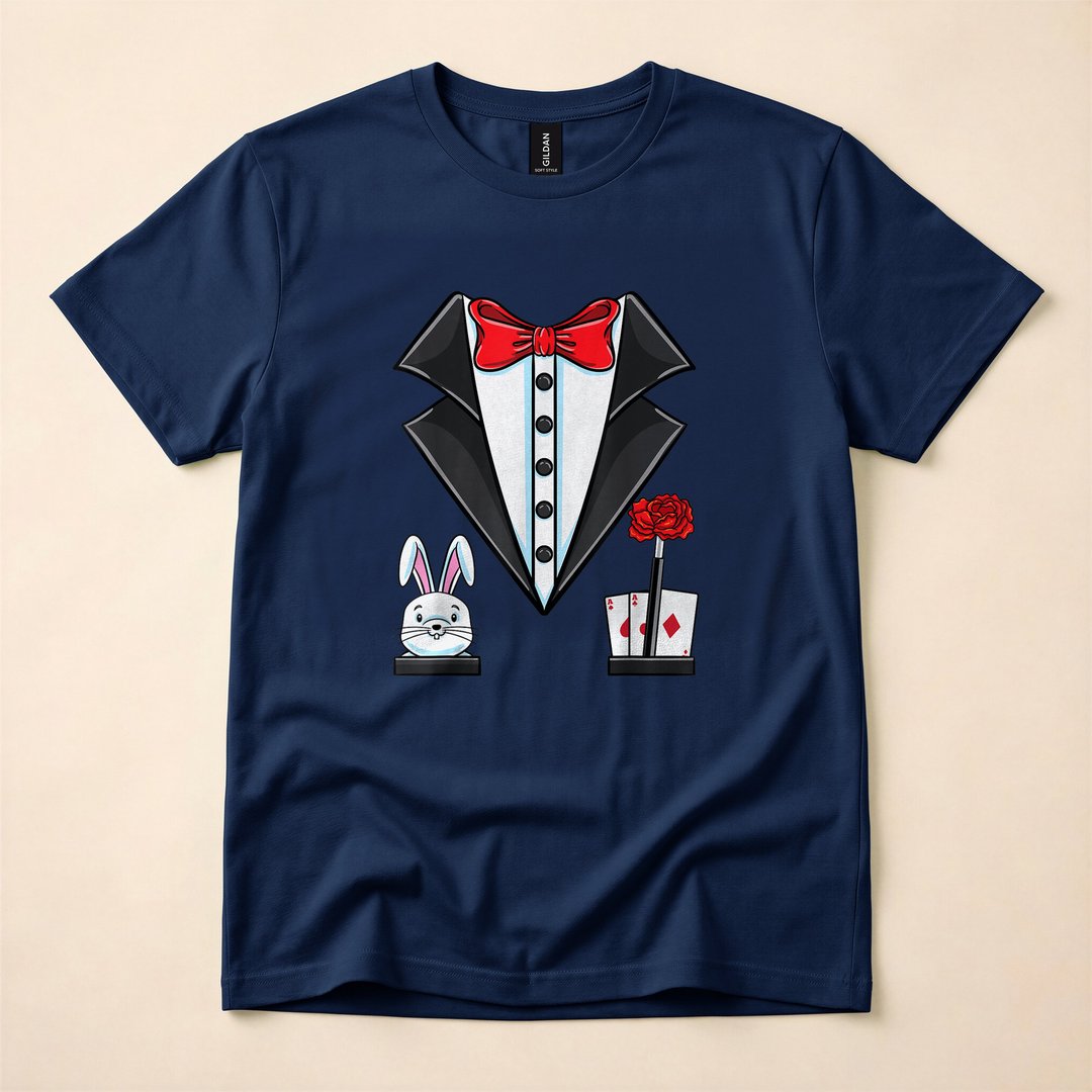 Classic Magician Costume Funny Halloween T-Shirt - photo 2