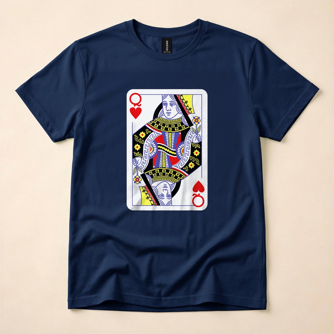 Queen of Hearts Playing Card Halloween Costume T-Shirt - photo 2