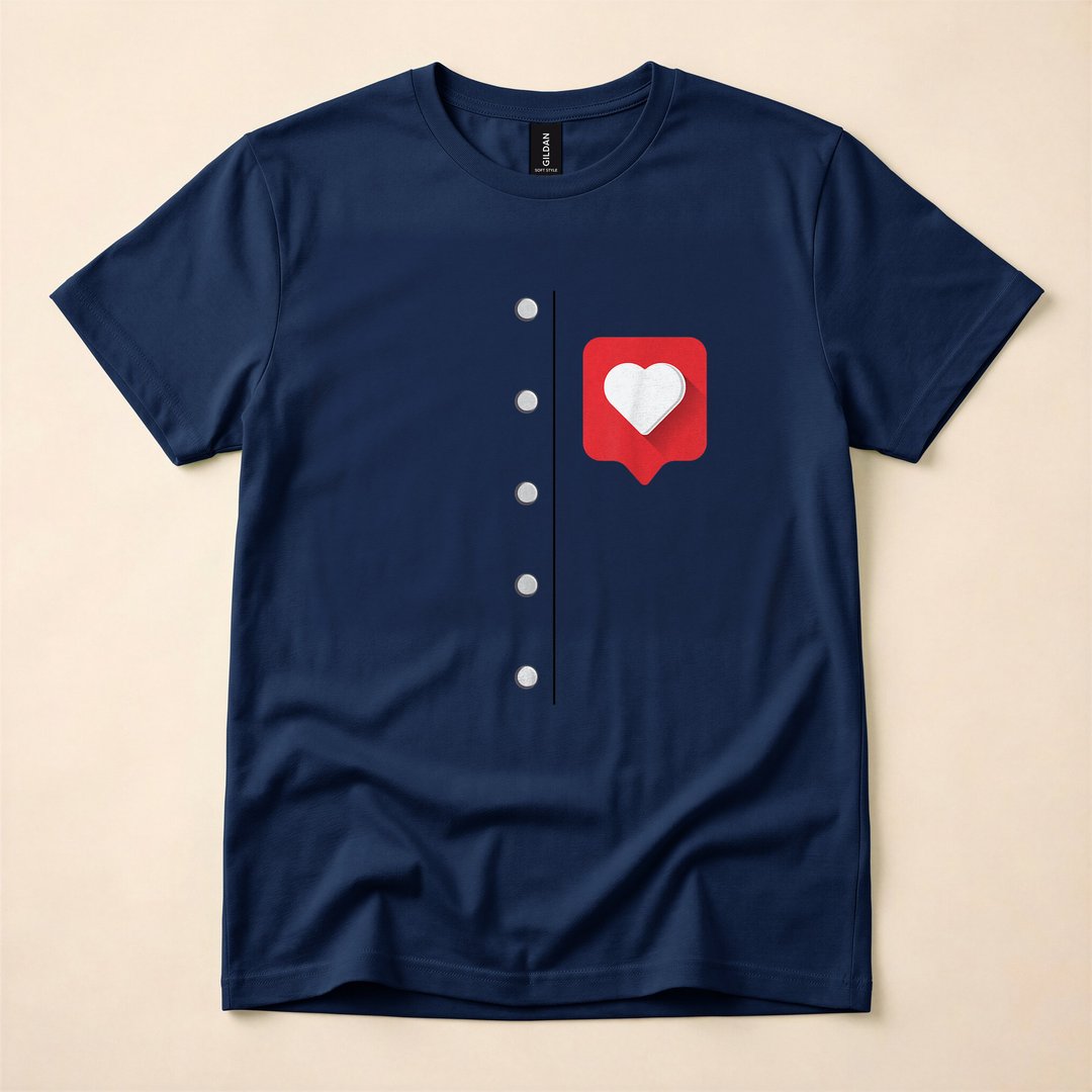 Retro Tin Man DIY Halloween Costume Heart T-Shirt - photo 2