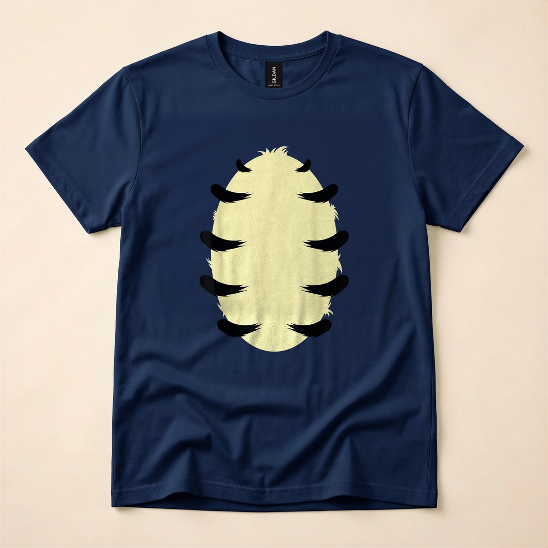 Tiger Belly Halloween Group Costume Funny T-Shirt - photo 2
