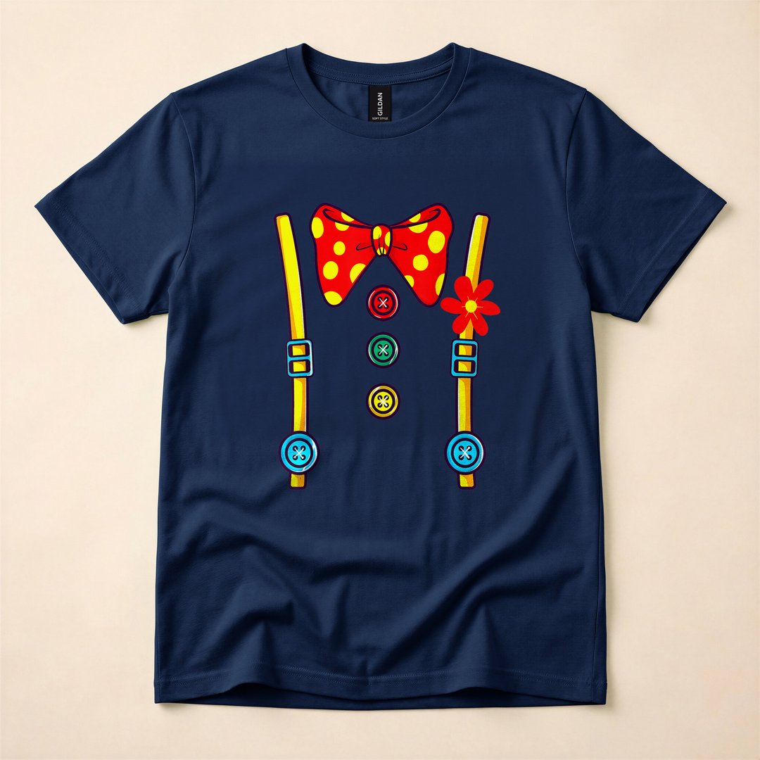 Vintage Clown Costume Halloween Family Matching T-Shirt - photo 2