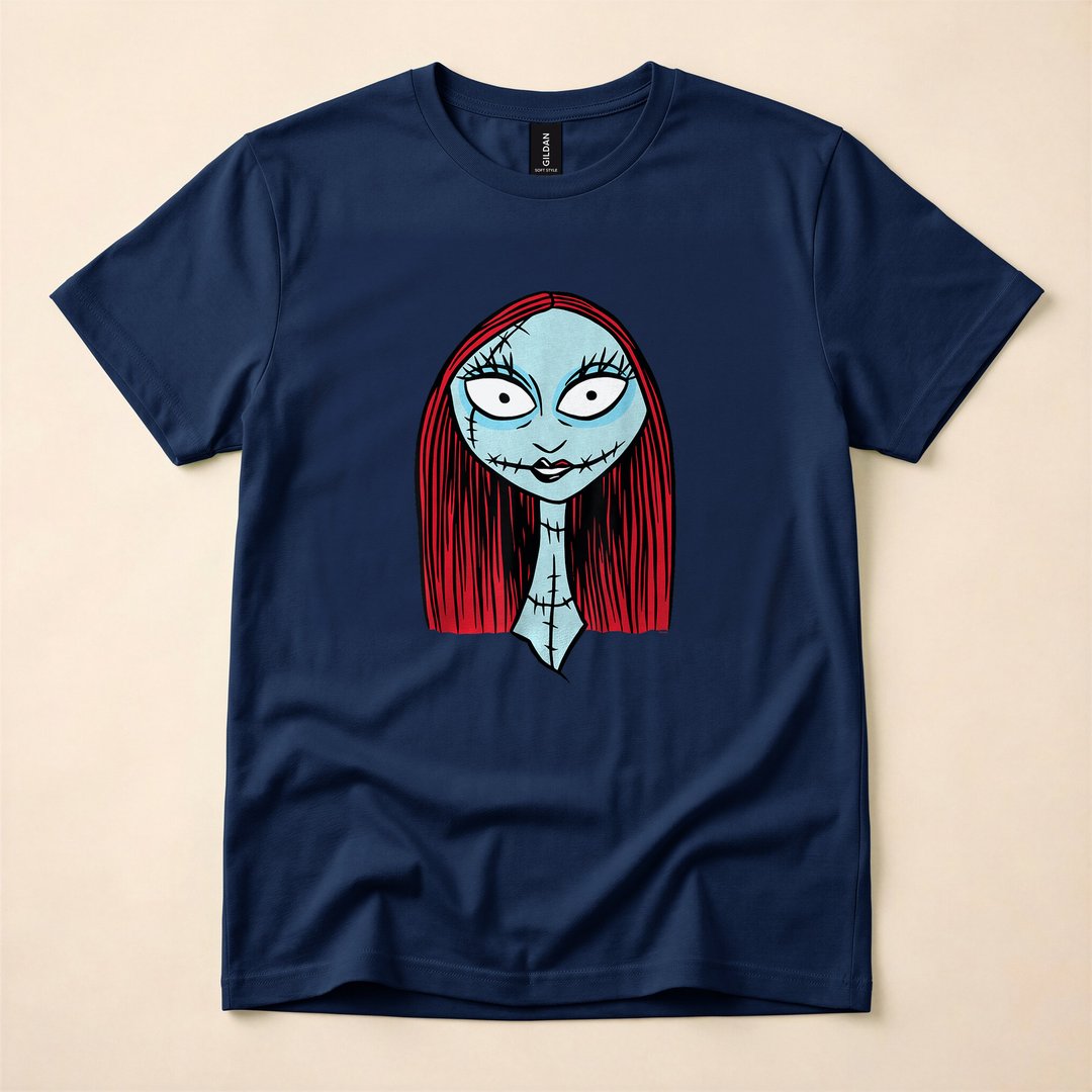 The Nightmare Before Christmas Sally Big Face Halloween T-Shirt - photo 2