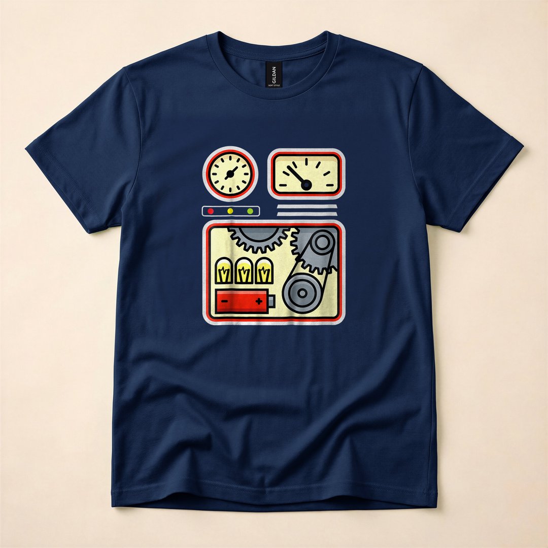 Kids Robot Easy Halloween Costume T-Shirt - photo 2