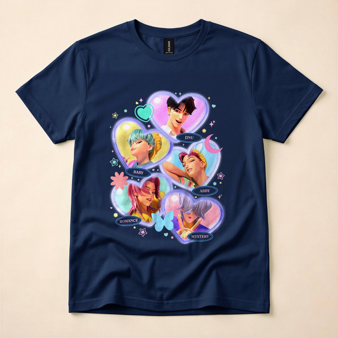 Saja Boys Soda Pop Y2K Halloween Poster T-Shirt - photo 2