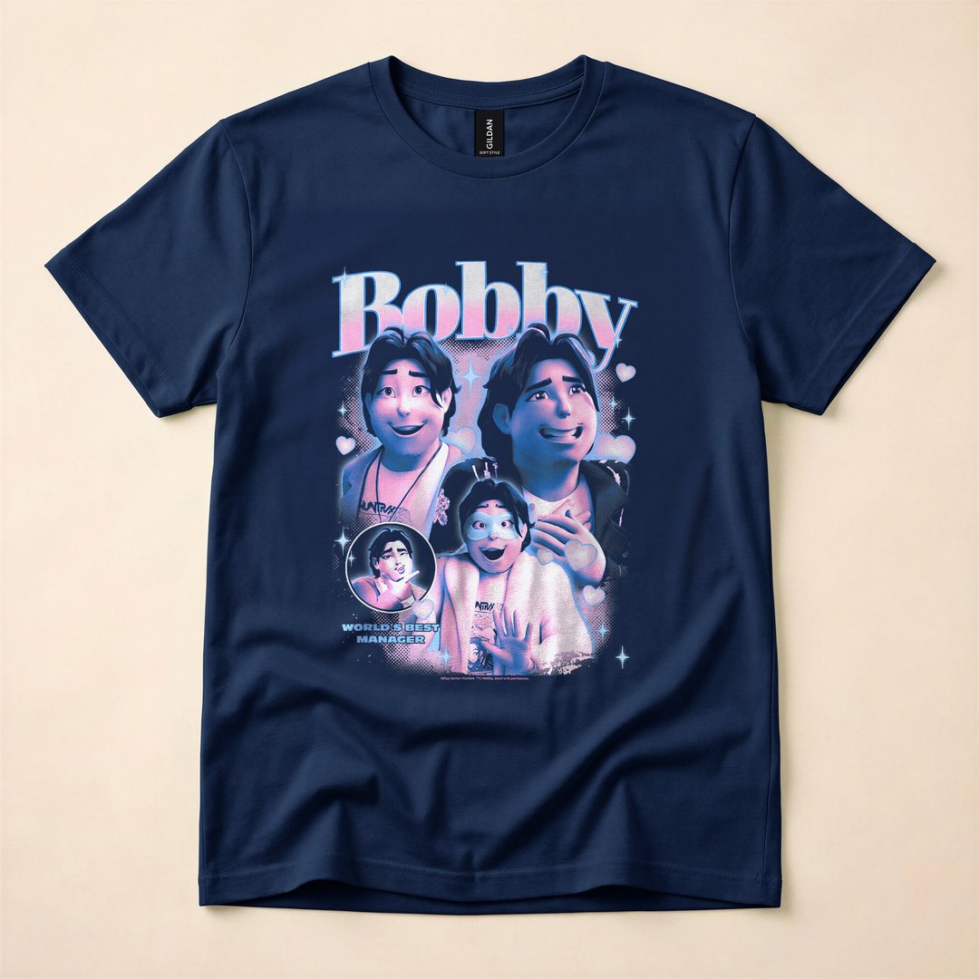 Halloween Bobby Showcase Y2K Retro Poster T-Shirt - photo 2