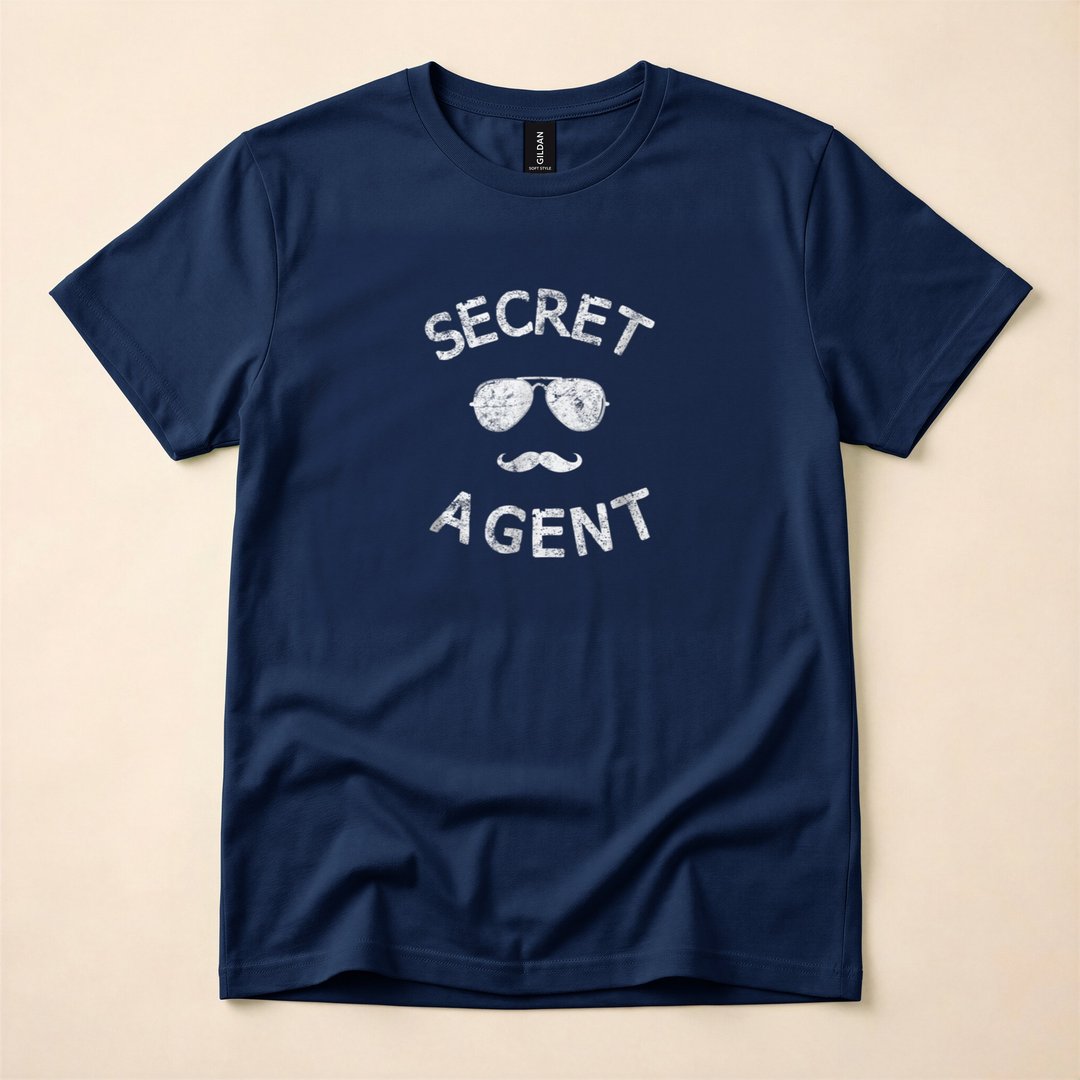 Secret Agent Spy Funny Halloween Costume T-Shirt - photo 2