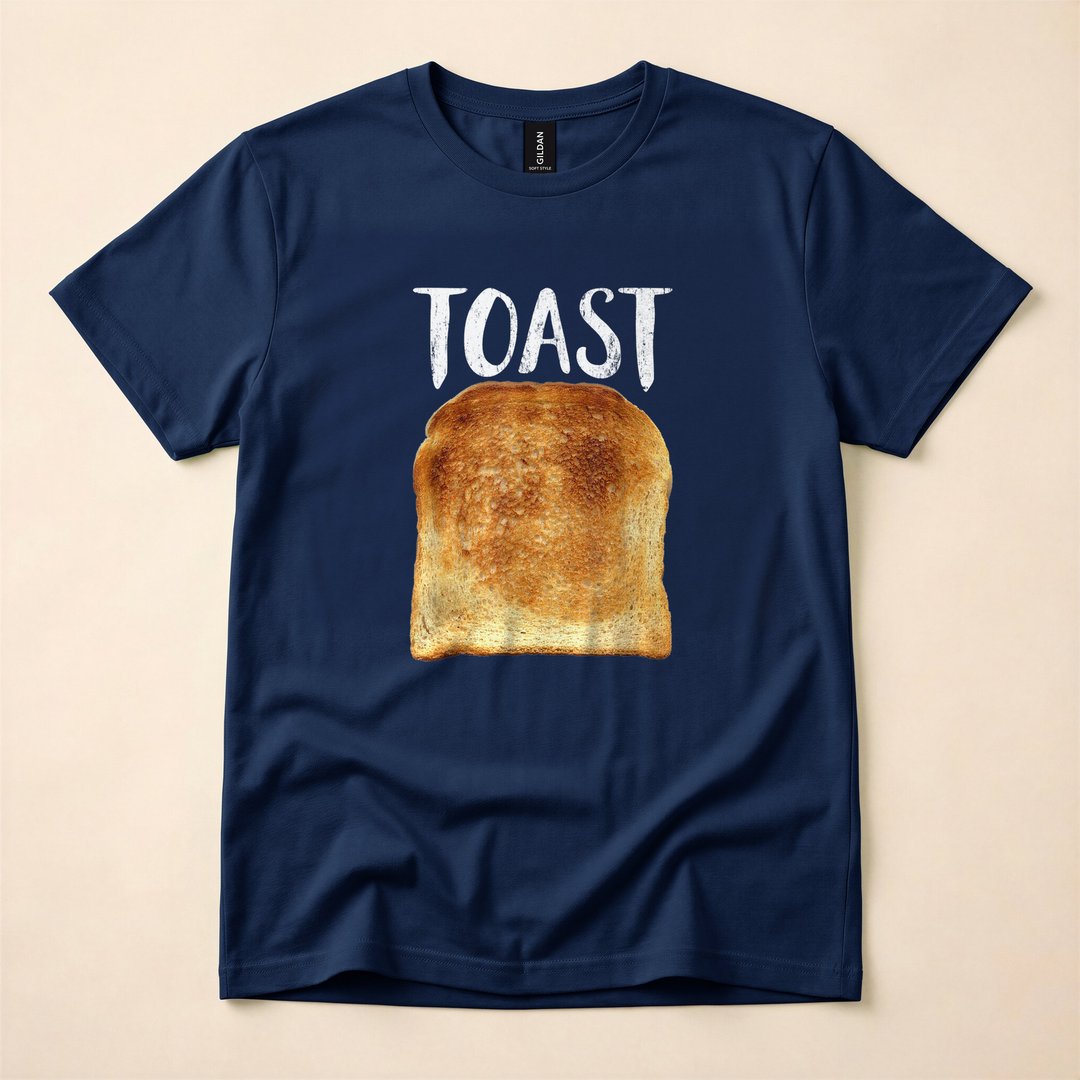 Toast Funny Bread Last-Minute Halloween Costume T-Shirt - photo 2