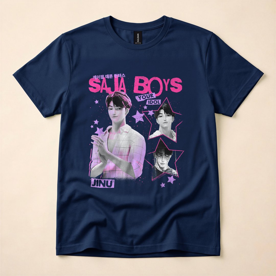 Saja Boys Your Idol Jinu Halloween K-Pop T-Shirt - photo 2