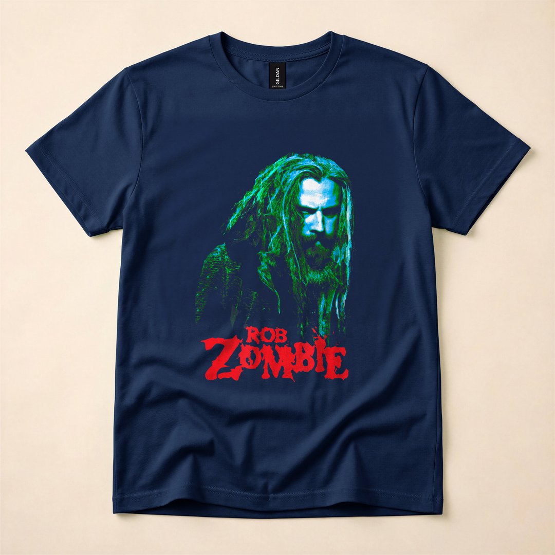 Rob Zombie Horror Rock Album Cover T-Shirt - photo 2
