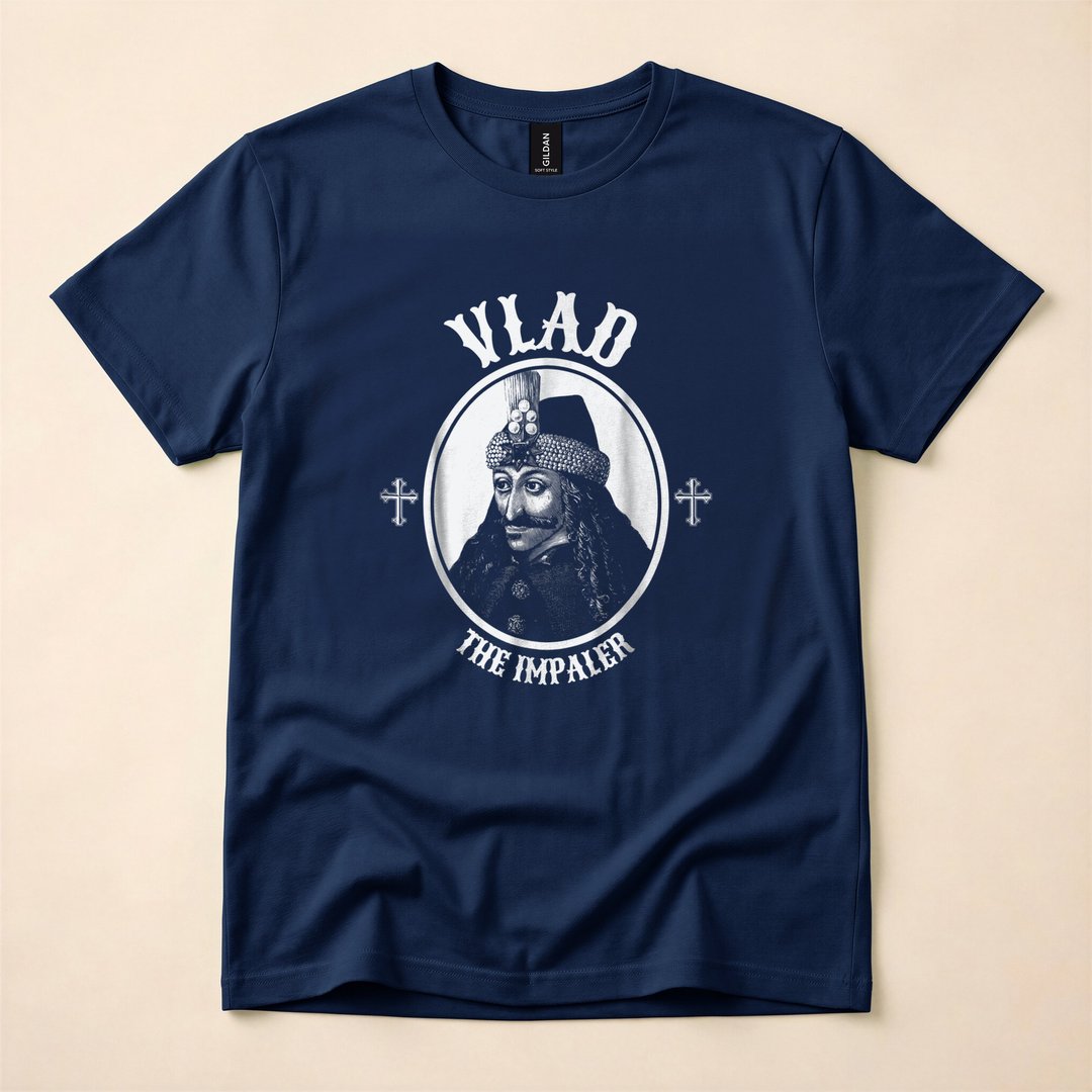 Vlad Dracula the Impaler Undead Vampire T-Shirt - photo 2
