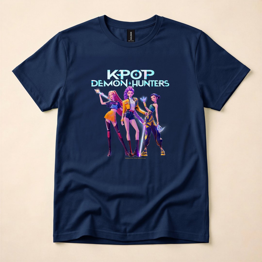 KPop Demon Hunters Huntrix Halloween Group T-Shirt - photo 2